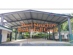 ইস্পাত কাঠামো বাস্কেটবল কোর্ট
