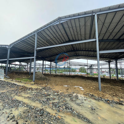 হালকা ইস্পাত কাঠামোগত ভবন, আধুনিক প্রাক প্রকৌশলী ধাতু ভবন