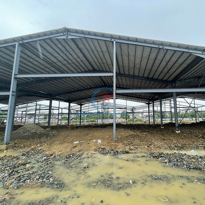 পরিবেশ বান্ধব হালকা ইস্পাত কাঠামো বিল্ডিং নির্মাণ টেকসই নির্মাণের জন্য