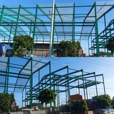 Q355 Q235 Q355B Q235B ইস্পাত প্রাক ইঞ্জিনিয়ারিং বিল্ডিং সঙ্গে চমৎকার নিরোধক