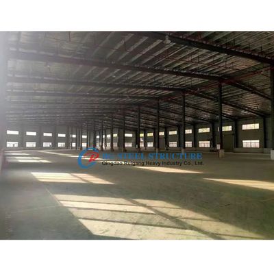 গ্লাসযুক্ত কাঠামোর সাথে হালকা গ্রিনহাউস ধাতব বিল্ডিং নির্মাণ