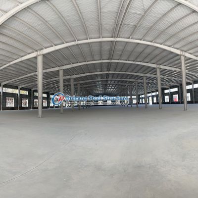 পোর্টেবল হ্যাঙ্গার ইস্পাত ফ্রেম গুদাম নির্মাণ কাস্টমাইজড হালকা ওজন সাশ্রয়ী মূল্যের