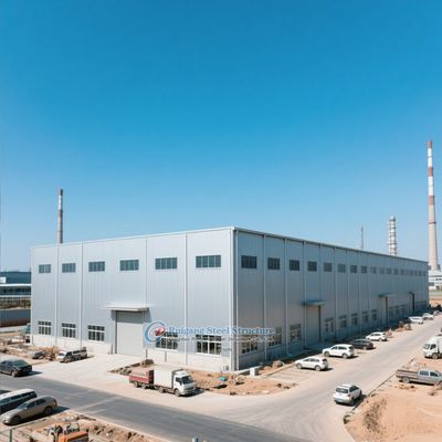 কাস্টমাইজড প্রিফ্যাব্রিকেটেড ইস্পাত কাঠামো ইনসুলেটেড প্যানেল এবং হালকা ইস্পাত সহ গুদাম বিল্ডিং