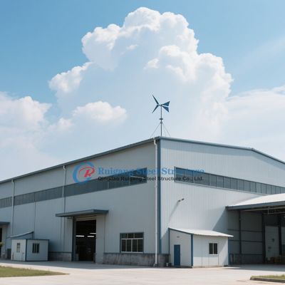 Large Span Prefabricated Steel Structure Industrial Warehouse For Logistics And Commercial