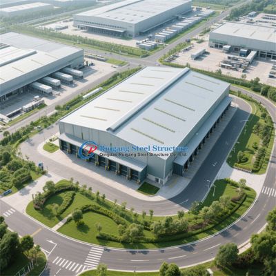 শিল্প কারখানা কর্মশালার গুদাম জন্য ইস্পাত কাঠামো নির্মাণ