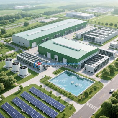 কাস্টম শিল্প প্রাক-ফ্যাব্রিকযুক্ত প্রাক প্রকৌশলিত মেটাল স্টিল স্ট্রাকচার স্টোরেজ বিল্ডিং